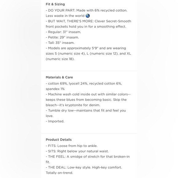 🌺OLD NAVY SKY-HI WIDE LEG JEANS🌺 - Picture 7 of 7